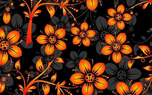 Черно оранжевый цвет