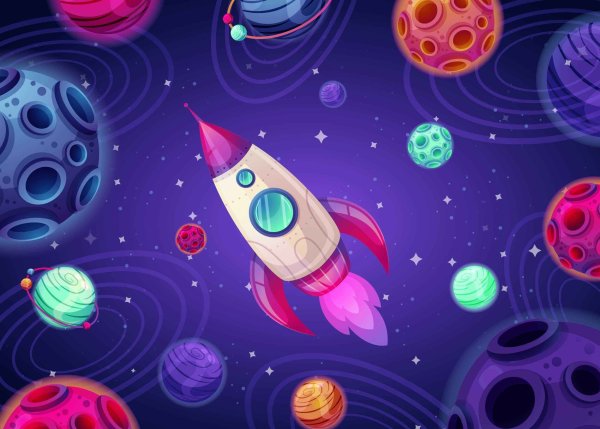 Космический фон для детей