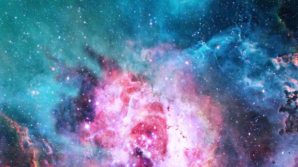 Космос акварелью