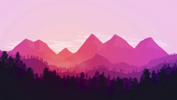 Горы вектор