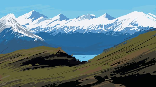 Горы туториал