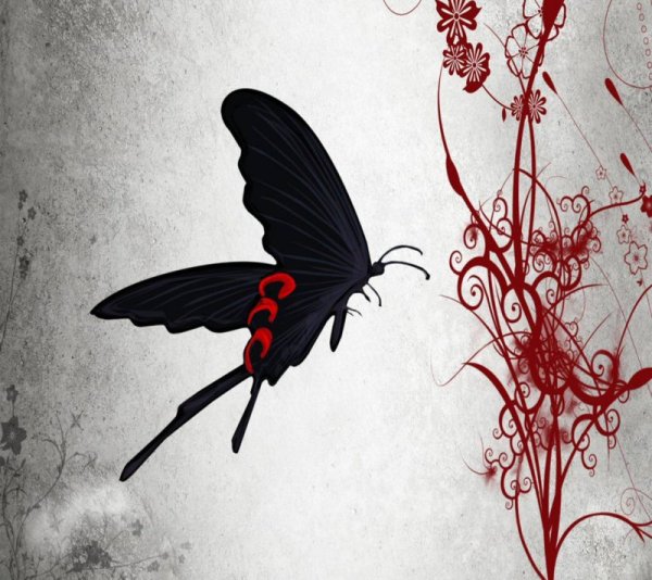 Бабочка арт