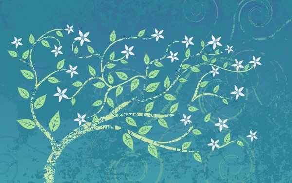 Рисунки на синем фоне