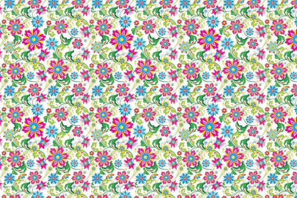 Мелкий цветочный узор