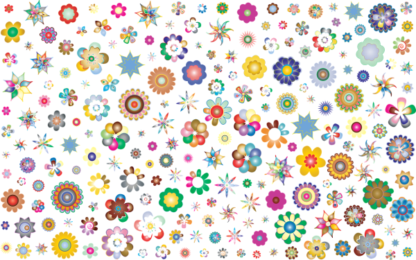 Мелкий цветочный орнамент