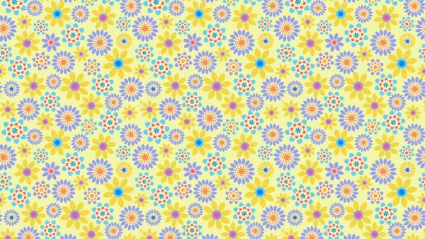 Мелкий цветочный орнамент