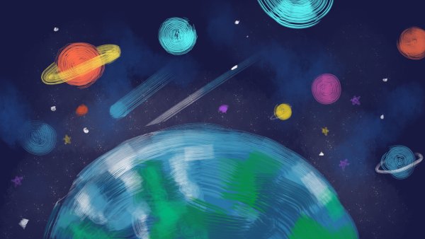 Космический фон для детей