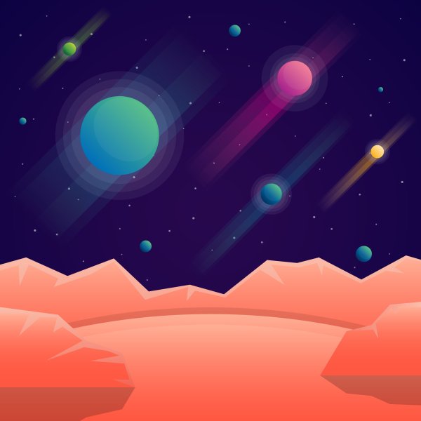 Космический фон для детей