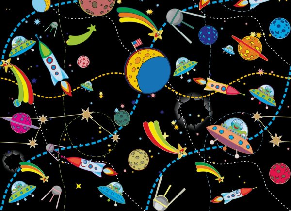 Космос мультяшный