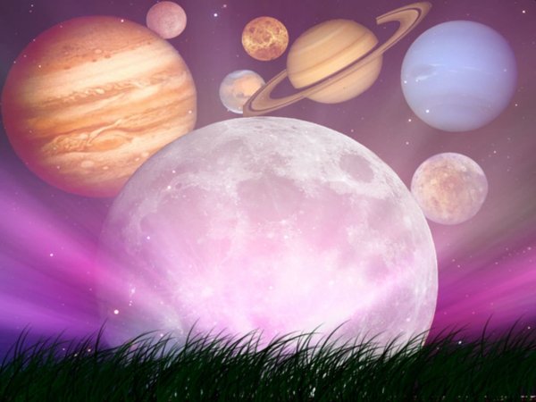 Космос мультяшный