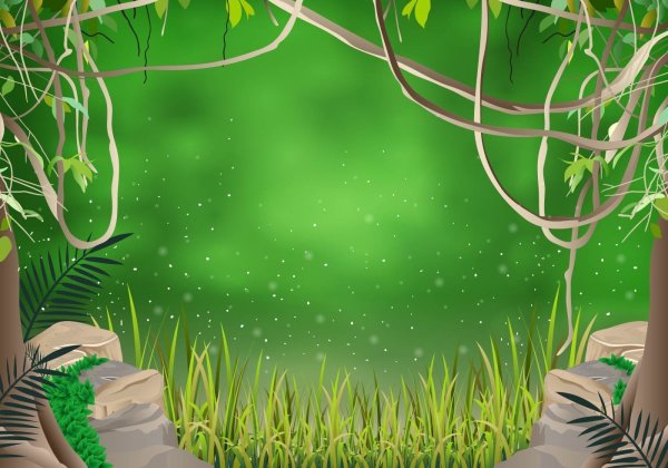 Рамочка джунгли