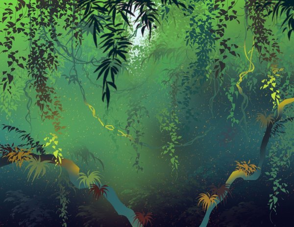 Стилизованные джунгли