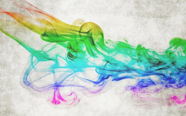 Цветная абстракция на белом фоне