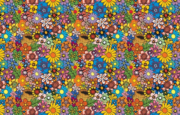 Мелкий цветочный узор