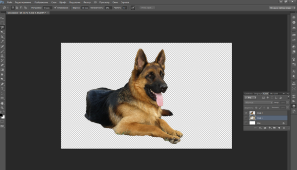 Вырезать в фотошопе