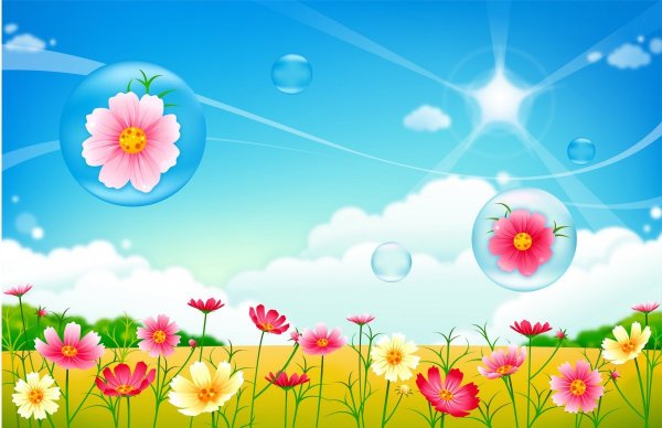 Летний фон для презентации