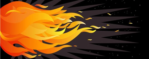 Огненная Графика для фона