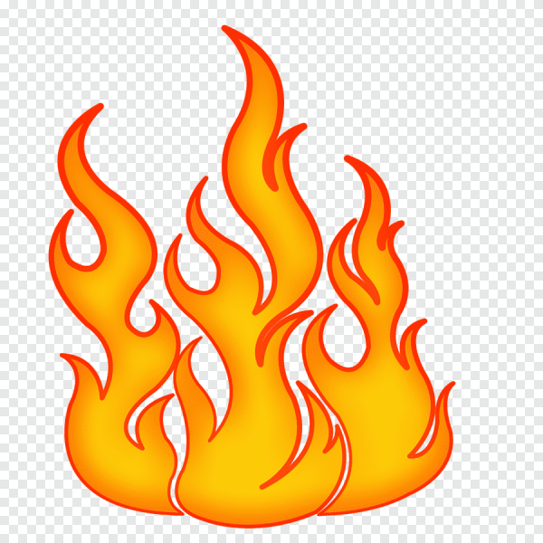 Нарисованный огонь