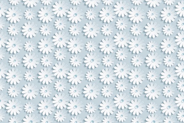 Фон с ромашками для детского сада