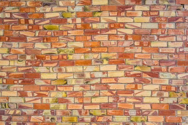 Фон из кирпичей разноцветный