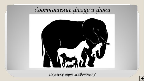 Иллюзия соотношения фигуры и фона