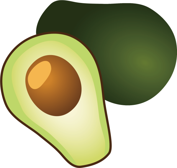 Авокадо рисунок
