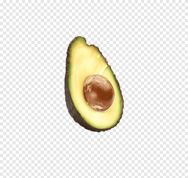 Авокадо на прозрачном фоне