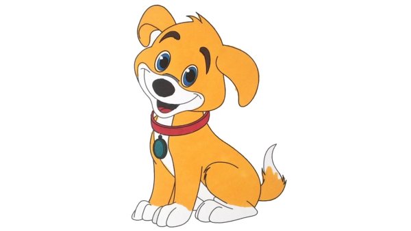 Собака мультяшная