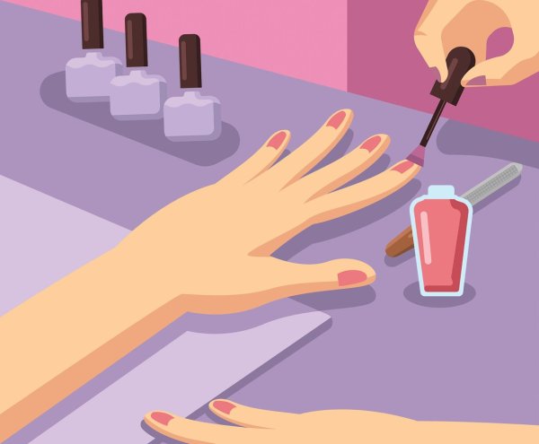 Нарисованные ногти