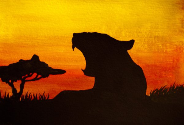 Силуэтная живопись