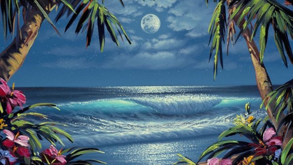 Гавайский художник Джон ол Хогью