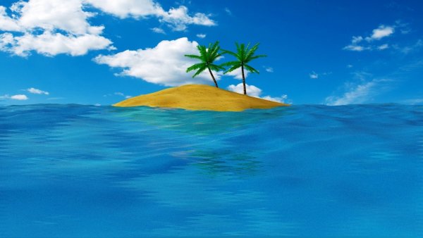 Океан и острова для детей