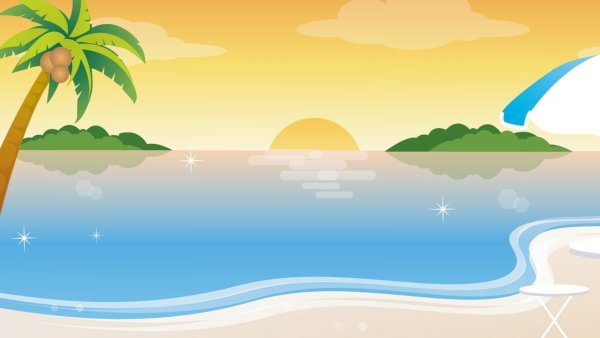 Сказочный берег моря