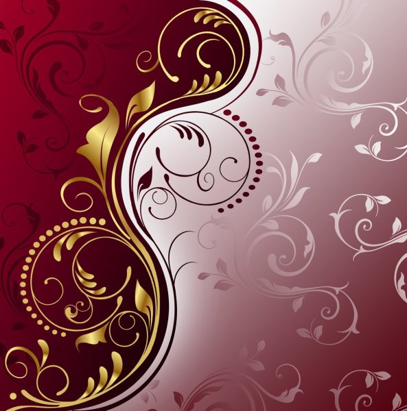 Красивый фон с узорами