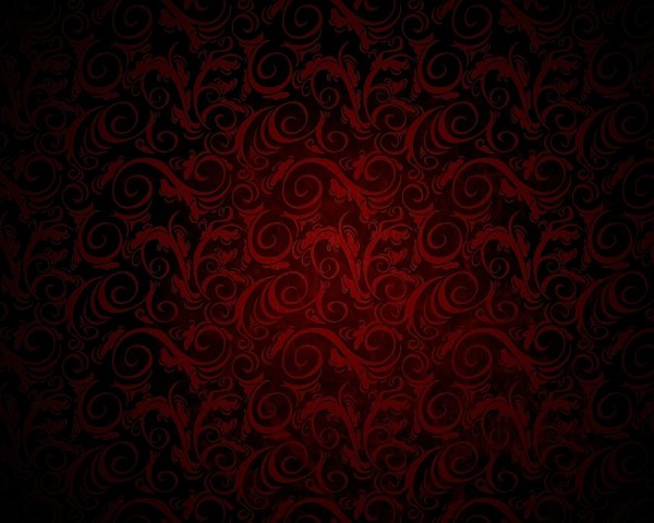 Красный фон с узорами