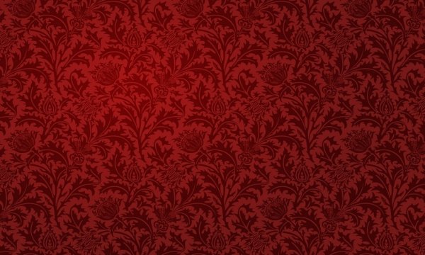 Фон красного цвета с узорами