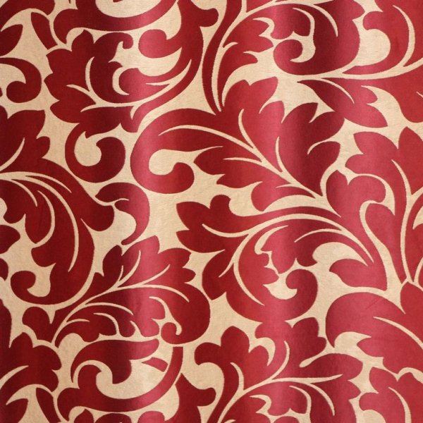 Бордовая ткань с узором