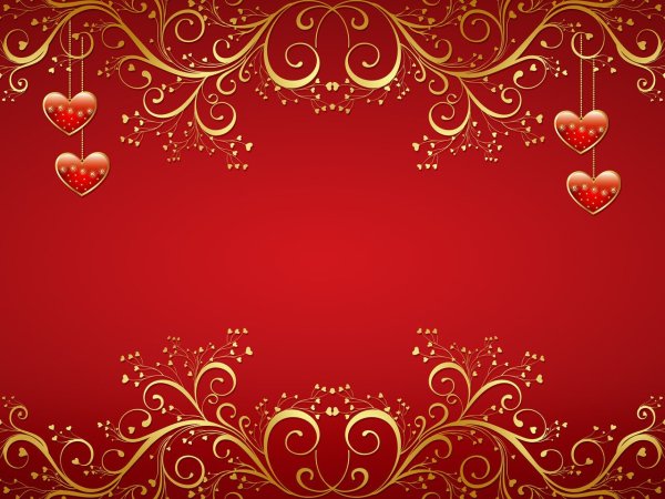 Красивый красный фон