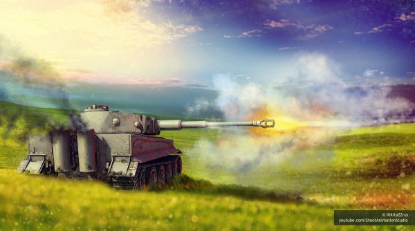 Пейзажи с танками