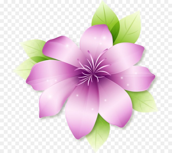 Цветочки мультяшные