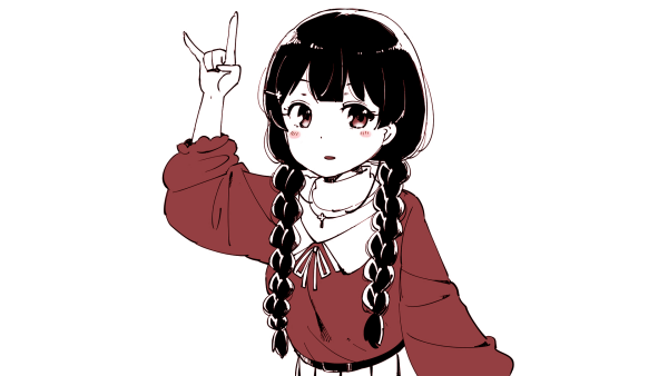 Аниме девочки простые