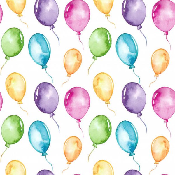 Шарики акварель