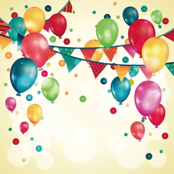 Фон с днем рождения