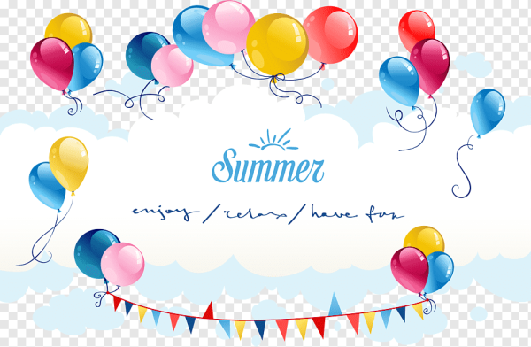 Рамка с воздушными шарами