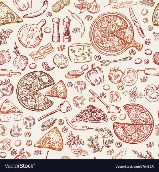 Пицца вектор