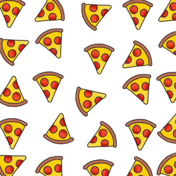 Пицца бесшовная картина