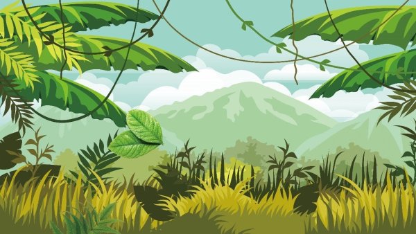 Нарисованные джунгли