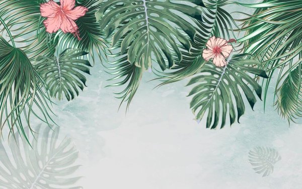 Аффреско листья тропические