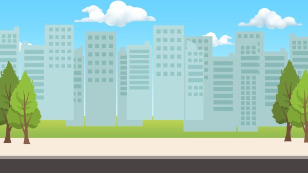 Город вектор