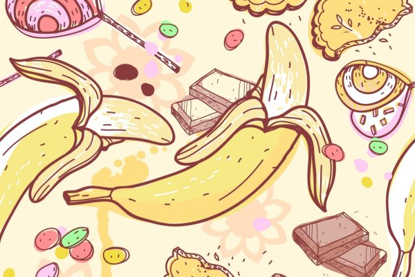 Фон с нарисованной едой